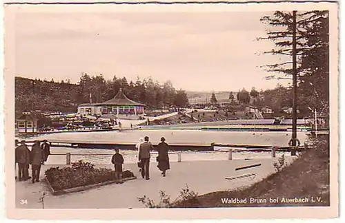 14784 Ak Waldbad Brunn près d'Auerbach dans le Vogtland vers 1940