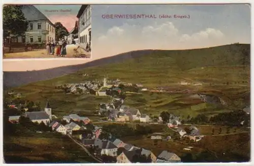 14765 Ak Oberwiesenthal Dozauers Gasthof um 1915