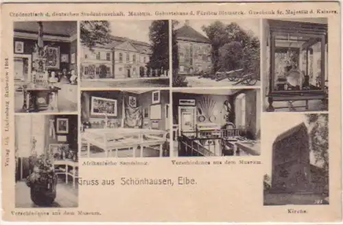 14757 Multi-image Ak Salutation de Schönhausen Elbe vers 1910