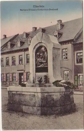 14735 AK Elterlein Barbara-Uttmann-Monument vers 1920