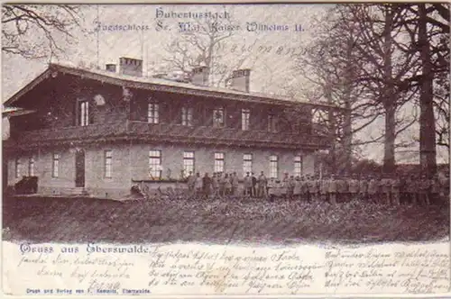 14731 Ak Gruß aus Eberswalde Hubertusstock 1899