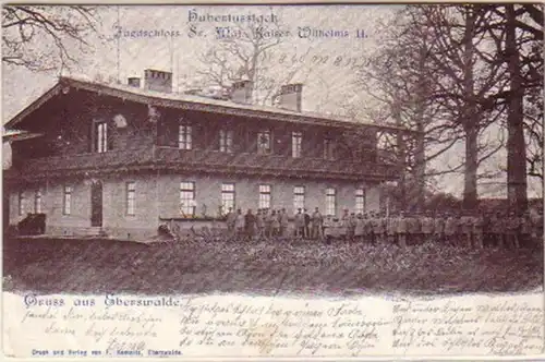 14731 Ak Salutation de Eberswalde Hubertusstock 1899