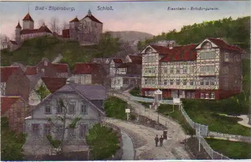 14721 Ak Bad Elgersburg Eisenbahn Erholungsheim um 1910
