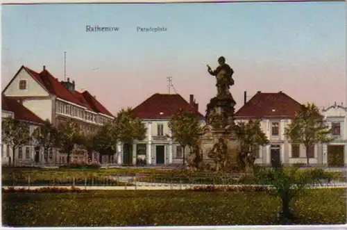14708 Ak Rathenow Paradeplatz 1920