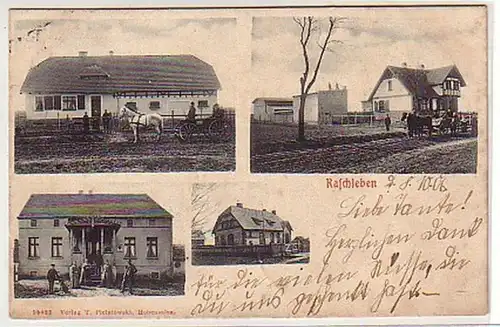 14702 Mehrbild Ak Raschleben Dorfansichten 1906