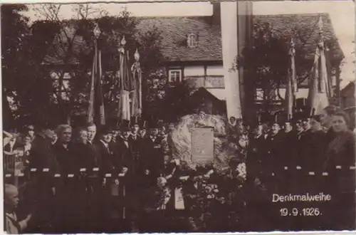 14695 Ak Netzschkaum ? Monument au monuments 19.9.1926