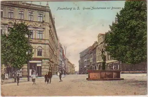 14688 Ak Naumburg a.S. grosse Jacobstrasse 1908