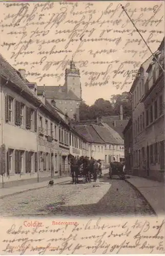 14679 AK Colditz Badergasse um 1920