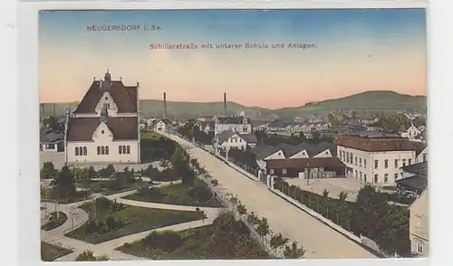 14678 Ak Neugersdorf in Sa. Schillerstrasse 1916