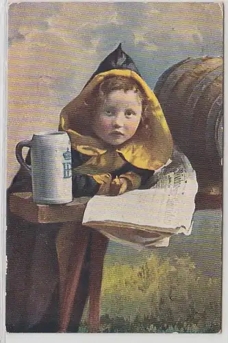 14676 Ak Munich Munich Kindl avec la bière Krug lit journal 1907