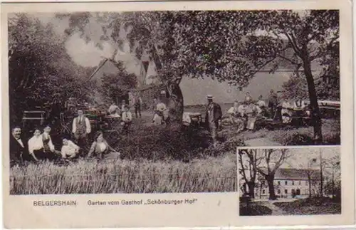 14642 AK Belgershain Garten vom Gasthof 1917