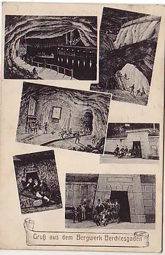 14609 Ak Salutation de la mine de Berchtesgaden vers 1910