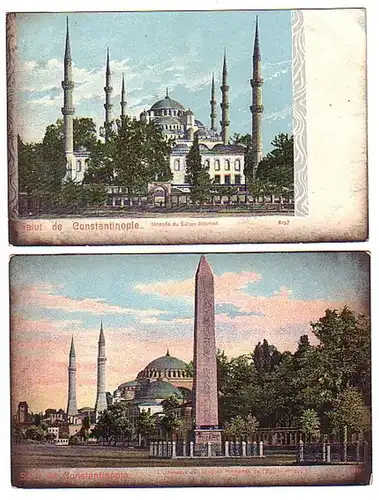 14587/2 Ak Salut de Constantinoble Moschee um 1910