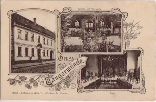 14581 Ak Salutation de Tangermünde Hotel "Aigle Noir"