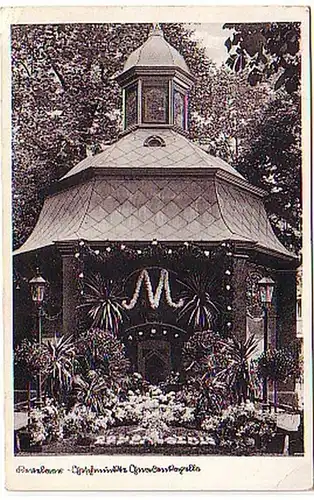 14578 Ak Kevelaer chapelle de grâce décorée vers 1940