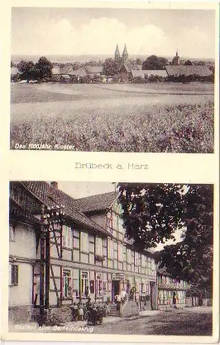 14544 Mehrbild Ak Drübeck am Harz Gasthof 1934