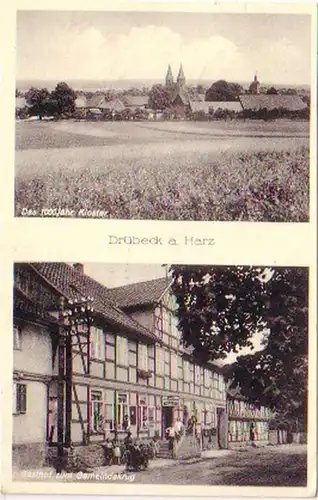 14544 Multi-image Ak Drübeck à l'auberge Harz 1934