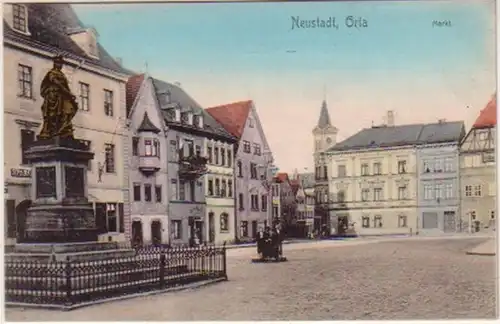 14540 Ak Neustadt Orla Markt vers 1910