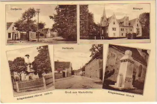 14536 Ac multi-images Salutation de Markröhlitz vers 1920