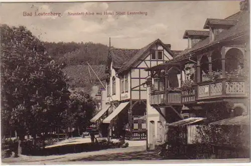 14532 Ak Bad Leutenberg Neustadt-Allee m. Hotel 1916