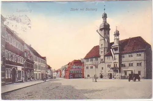 14515 Ak Eisenberg Markt mit Steinweg 1913