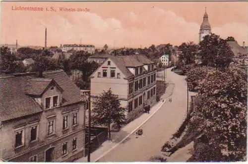 14495 AK Lichtentanne in Sachsen Wilhelm-Straße um 1920