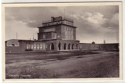 14493 Ak Chemnitz Flughafen um 1930