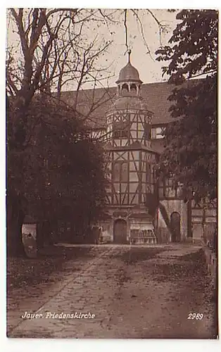 14486 Foto Ak Jauer Friedenskirche 1938
