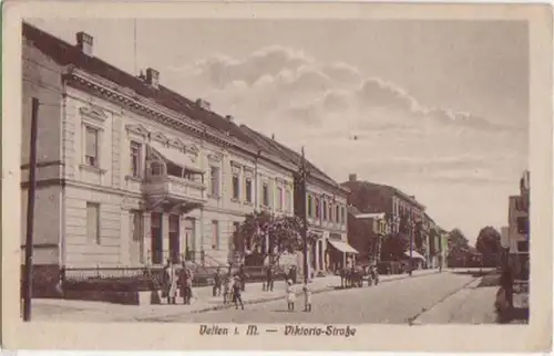 14476 Ak Velten i.M. Victoria Straße um 1920