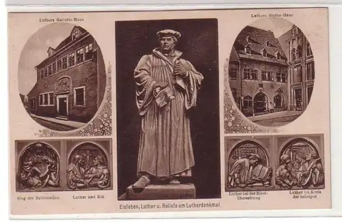 14473 Multi-image Ak Glace vie Luthers maison de naissance et de décès vers 1930