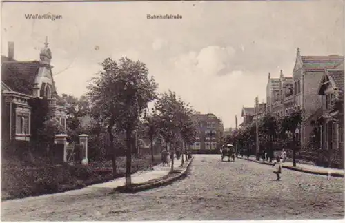 14467 Ak Weferlingen Bahnhofstrasse 1912