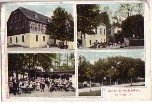 14453 Ak Salutation du moulin à bois chez Plauen i.V. 1908