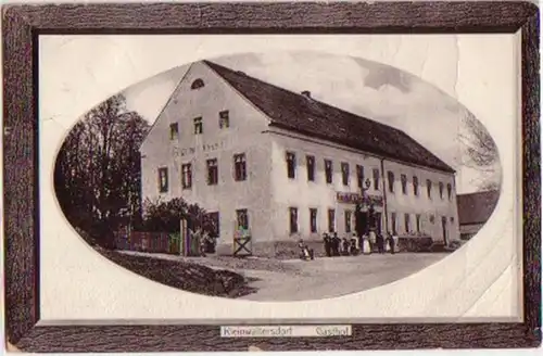 14449 Ak Kleinwaltersdorf bei Freiberg Gasthof 1915
