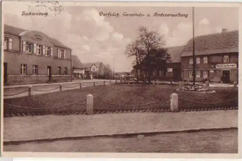 14440 Ak Zschornewitz Dorfplatz und Gasthof 1930