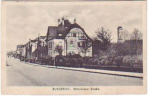 14418 Ak Burgstädt Mittweidaer Strasse 1924