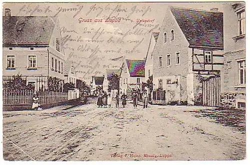 14410 Ak Gruss de Luppa Unterdorf 1909