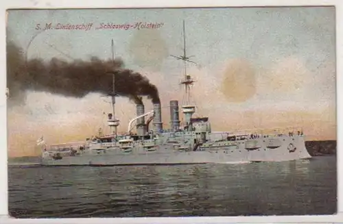 14408 Ak S.M. Bateau-ligne "Schleswig Holstein" 1909