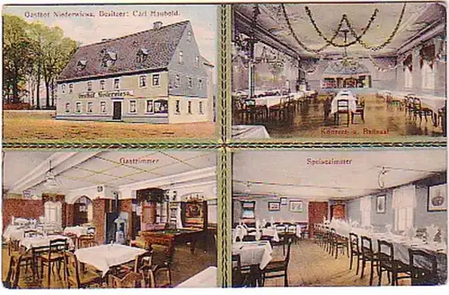 14391 Mehrbild Ak Gasthof Niederwiesa in Sachsen um1920