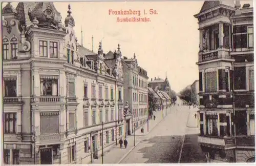 14378 Ak Frankenberg in Sa. Humboldtstrasse um 1910