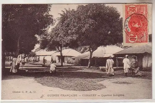 14377 Ak Guinee Francaise Conakry Quartier Indigène 1907