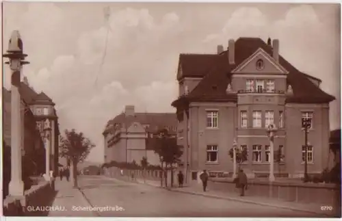 14371 Ak Glauchau Scherbergstraße vers 1920