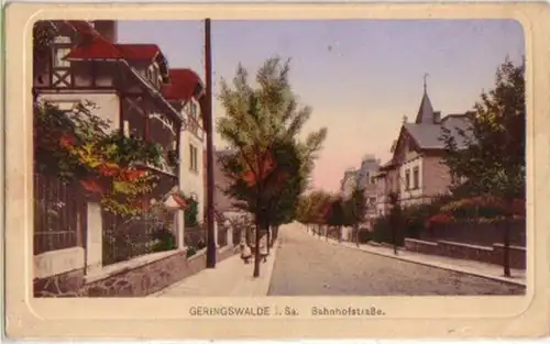 14366 Ak Geringswalde in Sachsen Bahnhofstraße 1920