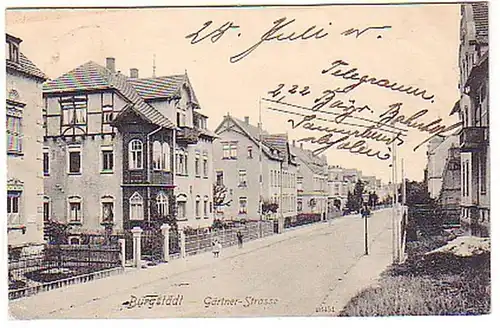 14358 Ak Burgstädt Gärtner Strasse 1909