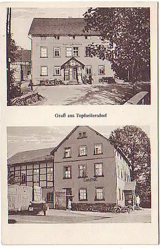 14356 Multi-image Ak Salutation de Potseifersdorf vers 1920