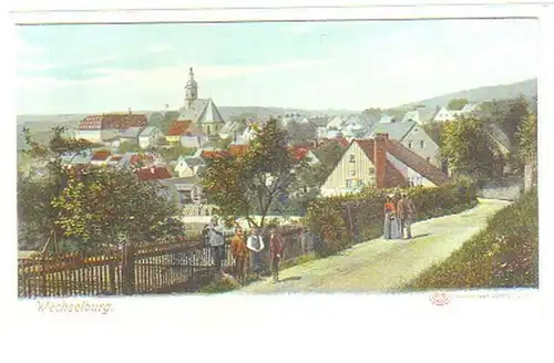 14321 Ak Wechselburg in Sachsen um 1910
