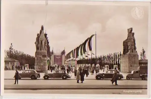 14318 Ak Düsseldorf Reichssalon Entrée principale 1937