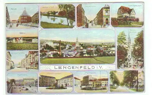 14307 Mehrbild-Ak Lengenfeld i. Vogtland um 1920