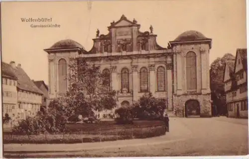 14299 Ak Wolfenbüttel Garnisonskirche um 1920