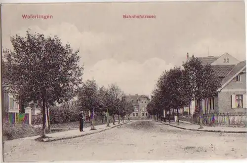 14266 Ak Weferlingen Bahnhofstrasse 1910