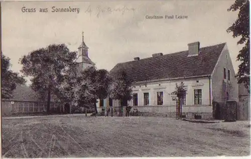 14262 Ak Gruss aus Sonnenberg Gasthaus Paul Lekow 1910